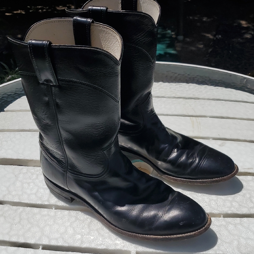 Justin Roper Style# 3133. GUC. Black. Size 11E. Made In USA